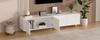 180*40*45cm Lowboard with 2 Cabinets, Cloud-Shaped, TV Entertainment Center with 5 Support Legs, Load Capacity up to 60 kg, Suitable for 75-Inch