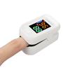 Oximeter LED Screen Fingertip Clip Type Blood Oxygen Saturation Monitor with Lanyard White