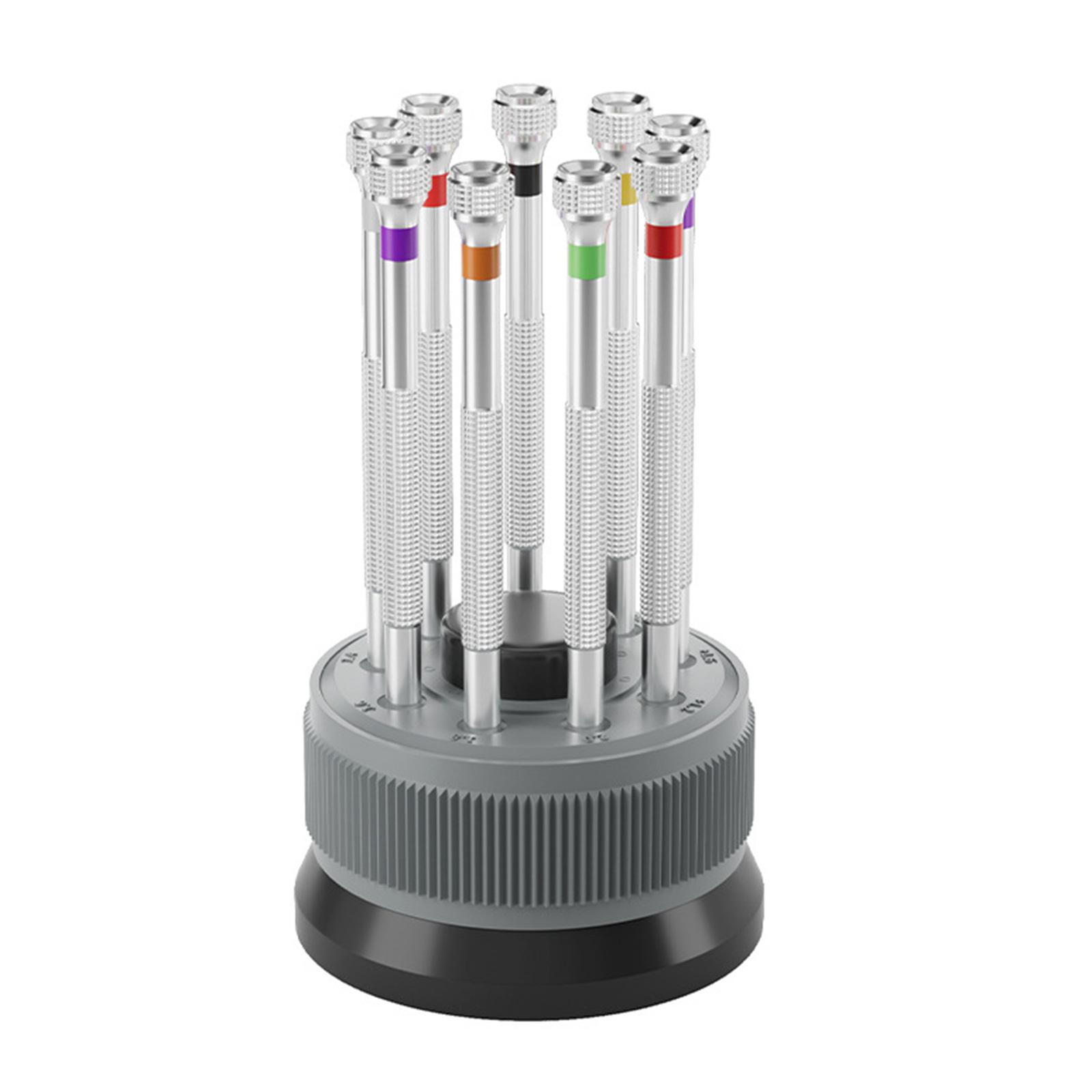 

Набор из 9 отверток для часовщика 0,8 мм-2,0 мм для ремонта ювелирных изделий, часов, очков, электроники, шлицевая отвертка