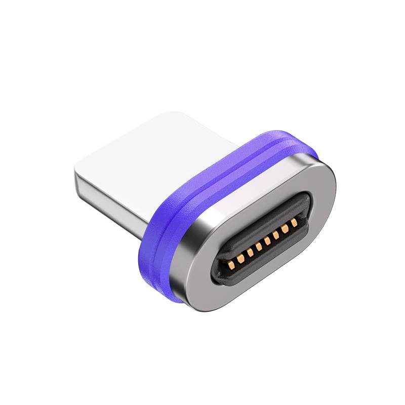 16Pin PD 240W Magnetic USB C Adapter OTG Type C Male to Type C Micro IOS Female Data Converter For Macbook Samsung iPhone Xiaom
