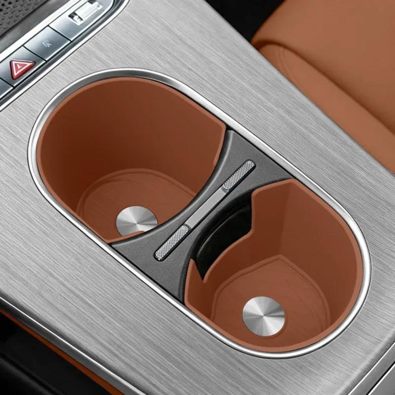 Anti slip fixing pad silicone material for car center water cup cover For Mercedes-Benz GLC 400 350 EQ EV X540 2026 2027