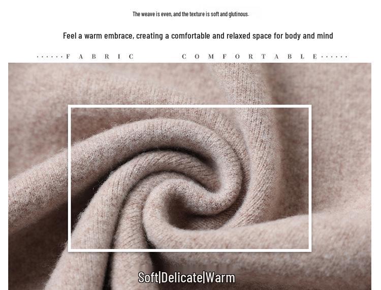 100% Pure Wool Women's Zipper Stand Collar Sweater Coat for Spring and Autumn/Winter Warmth, Ideal for Mid-Aged and Elderly