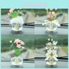 Crystal Lucky Fruit Car Decor With Modern Style For Vehicle Interior Enhancement