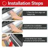 105'' Automotive Rubber Protection Strips for Rear Bumpers Anti Scratch Anti Collision & Scratch Guard
