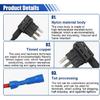 12V Car Add-a-Circuit Fuse Tap Adapter, Mini Blade Fuses Holder Automotive Fuse Adapter, 3 ATM Fuses Tap Replacement for Car Truck Boat (1PC)
