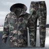 Men's Jacket Suit Camouflage Suit Mountaineering Suit Workwear Wear Resistant Waterproof Casual Outdoor Suit