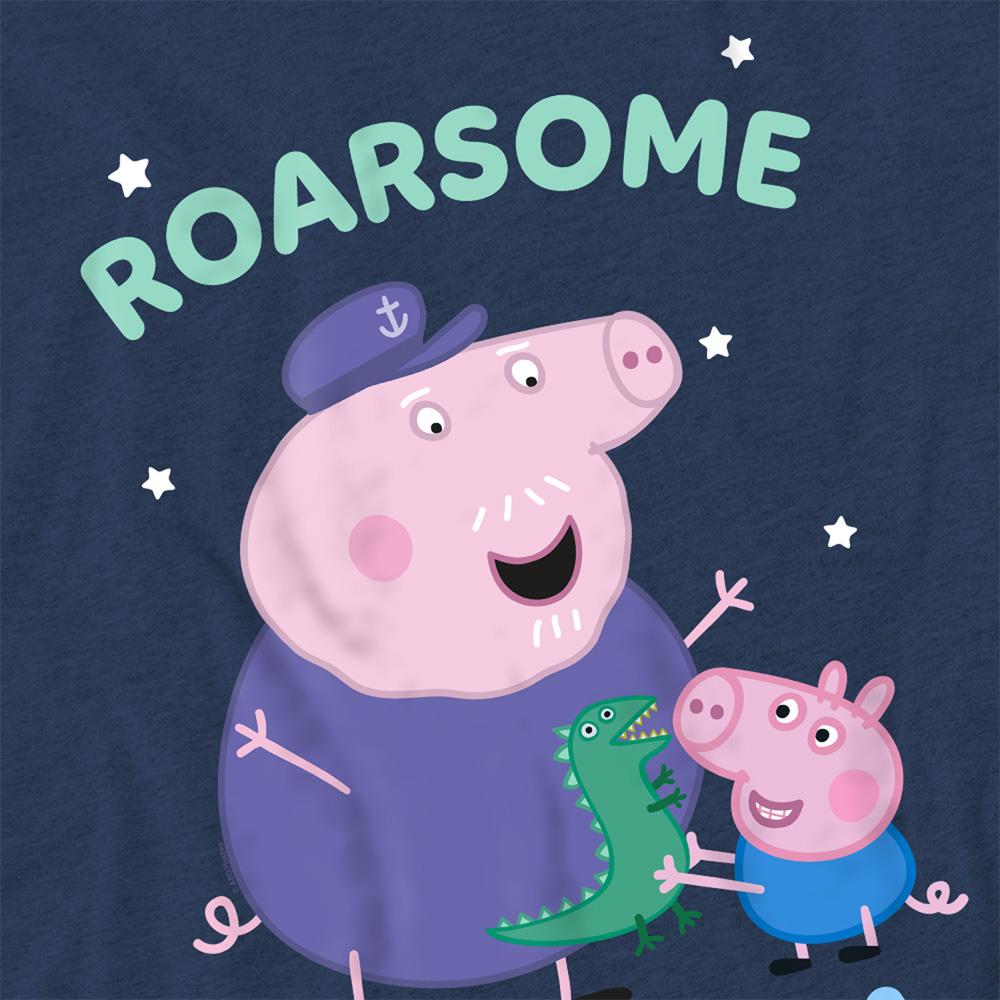 Peppa Pig Unisex Adult Roarsome Grandpa Pig T-Shirt
