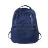 Simple Fengsen Campus Denim Canvas Zipper Casual Backpack Travel Backpack