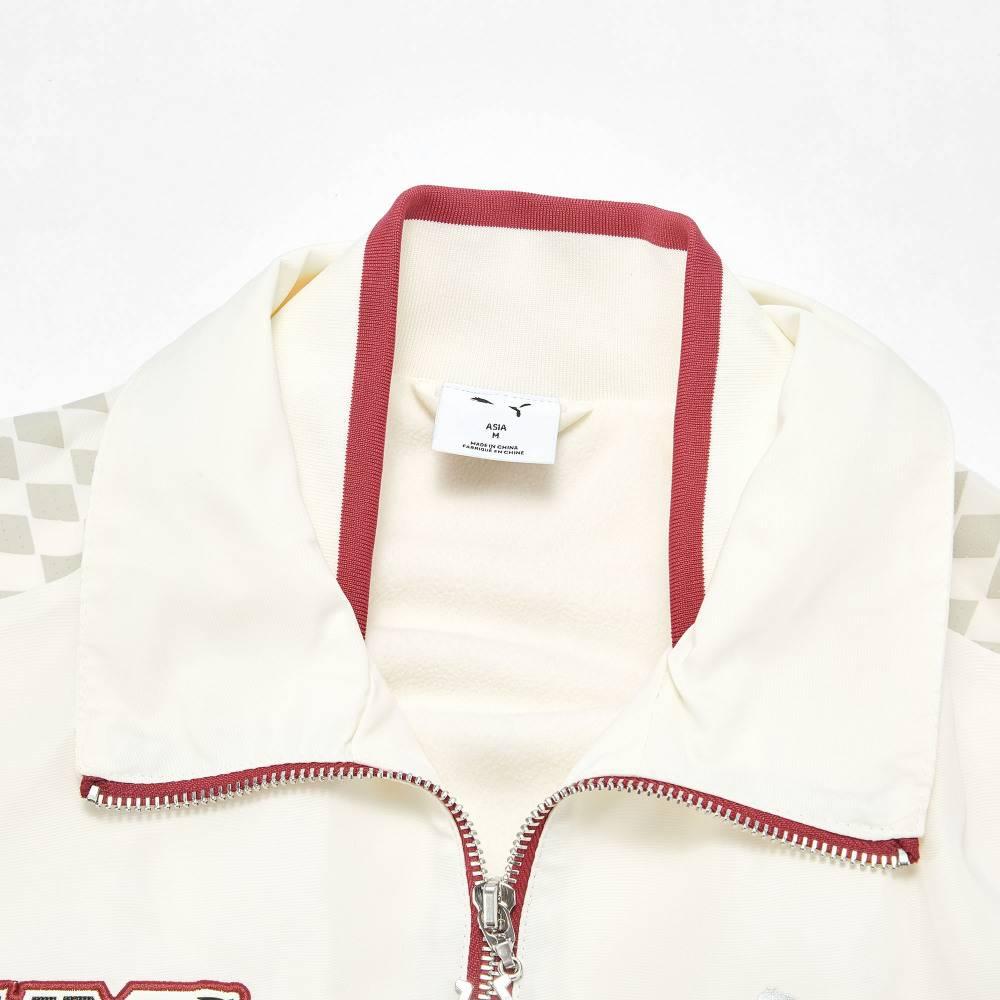 Puma T7 FW25 Pace Ahead Faux Two-Piece Racing Style Fleece Warm Windproof Water-Repellent Moisture-Wicking Loose Long Sleeve Jacket 636082-27