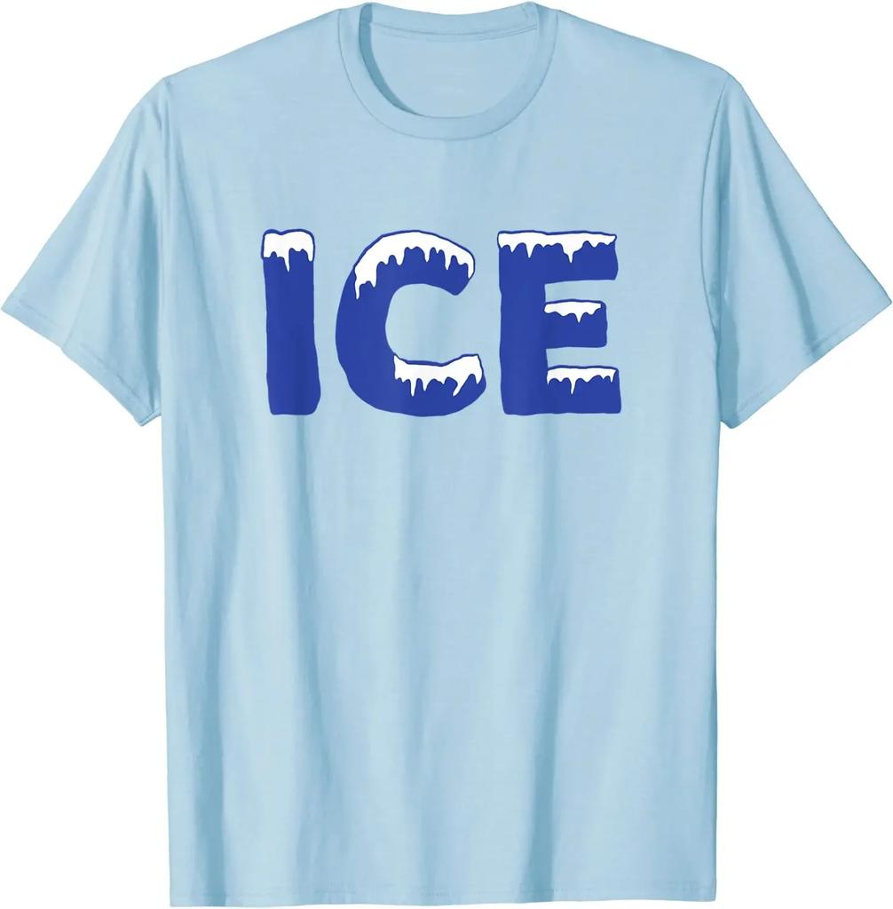 Funny Family Shirt Ice Men Clothing Graphic T Shirts Cold Summer Tshirt Casual Cotton Daily Four Seasons Tees Harajuku