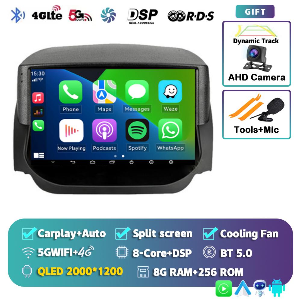 Android 14 Carplay Auto Car Radio For Ford EcoSport Eco Sport 2014 2015 2016 2017 2018 GPS Recorder Multimedia Player 4G+BT DSP