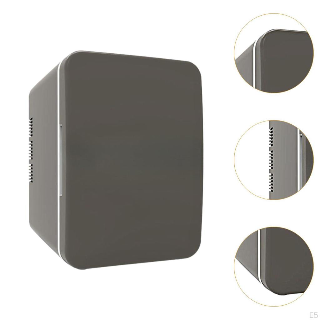 4L Minikjøleskap Flerbruks Drikkekjøleskap Kjøler for Dykkere Soverom Bobiler rosa