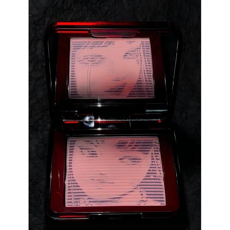 Little Ondine Blusher Powder Natural Brightening Long-Lasting Blush Contour Highlighter Palette for Women Floating Shadow Makeup