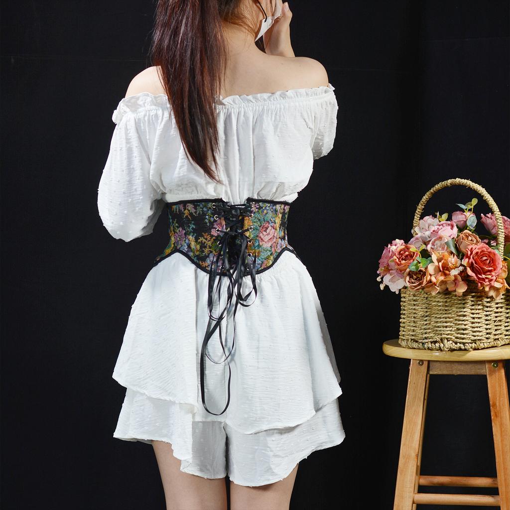 Damen Retro Elastischer Bund, Damen Taillengürtel, Bund, Multifunktional