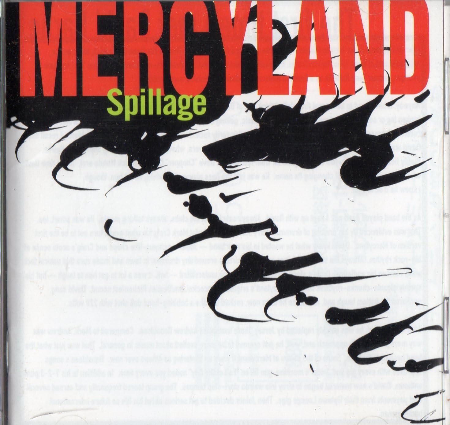 

CD MERCYLAND - Spillage VACK2010 Japan ObiRock Used