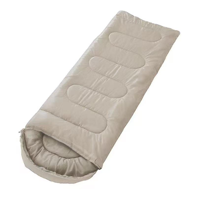 3KG Warm Polyester Sleeping Bag for Adults - Thickened, Cotton-Lined for Outdoor Camping