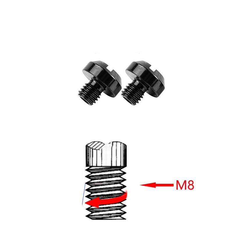 2pcs M8 / M10 Motorcycle Rear View Mirror Hole Plugs Screws Aluminum Alloy Parts Modification Accessories