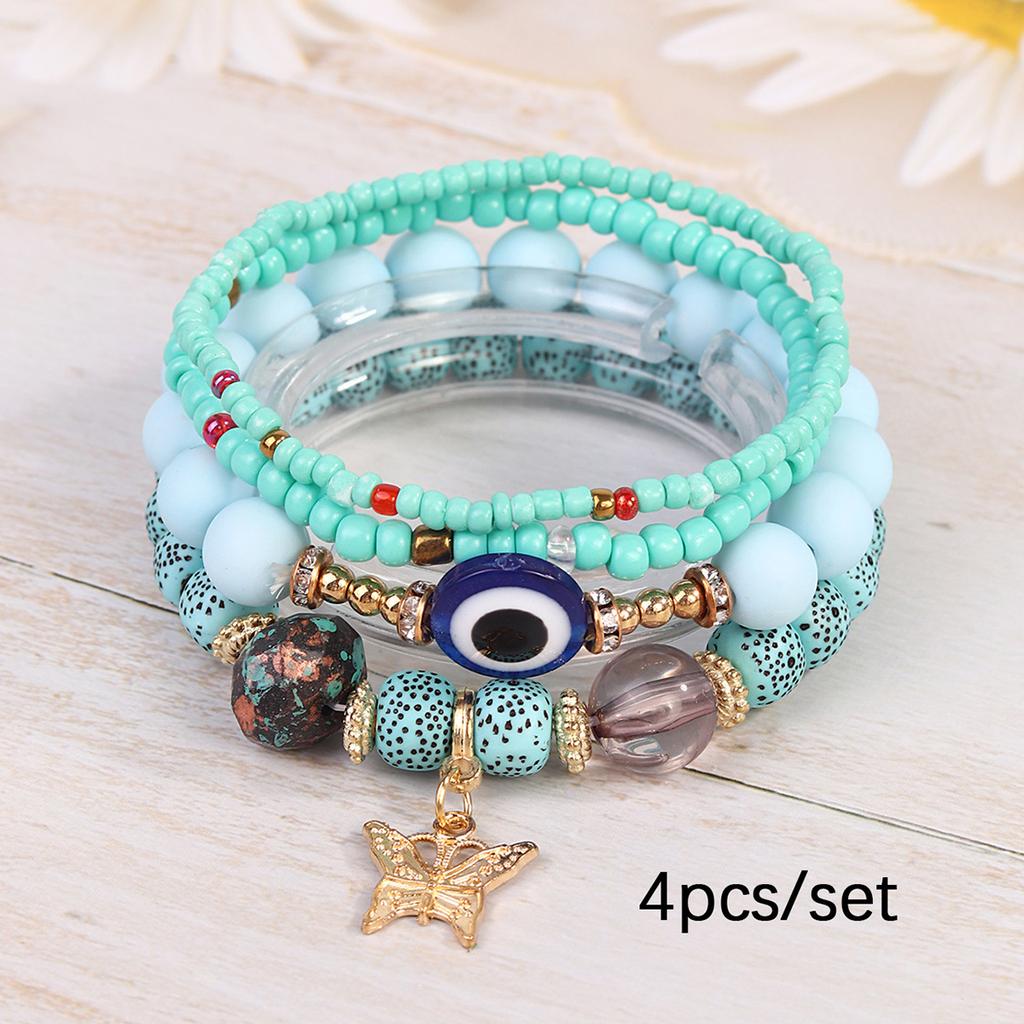 JYL TS Bracelet Bohemian  Evil Eye Set Style Provides Strong Protection