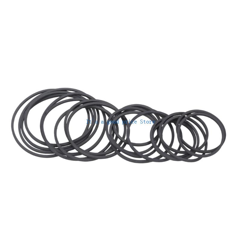 Square Recorder Rubber Drive Belts For Cassette Recorders And Players 35-65mm Fold 20Pieces Multiple Size