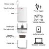 Electric Coffee Grinder Adjustable Burr Mill Plastic Coffee Mill Portable Coffee Bean Grinder for Outdoor and Indoor