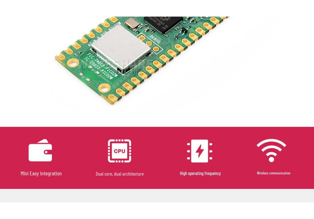 Raspberry Pi Pico 2W: Dual-Core Microcontroller with WiFi & Bluetooth Support