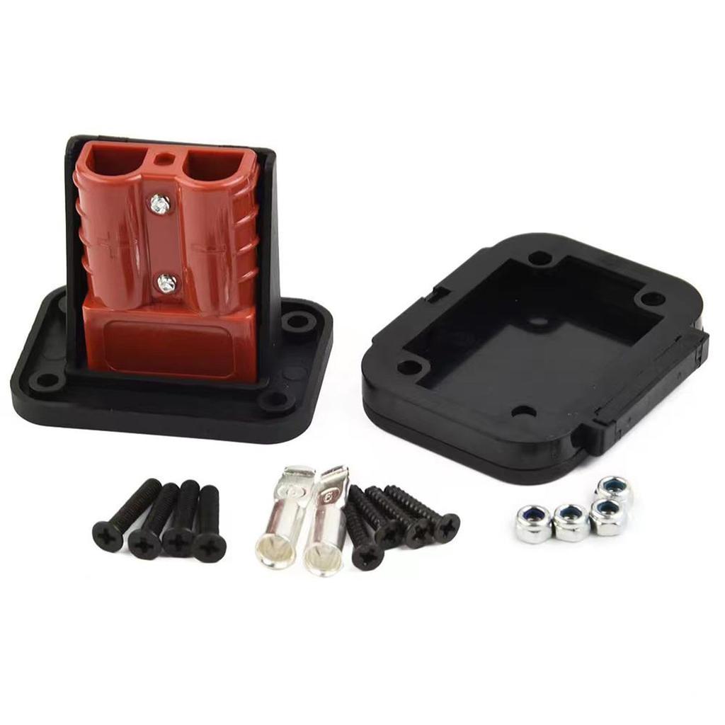 Socket Panel for Anderson Connectors | Plug Panel Base with Dust Cover | Car,