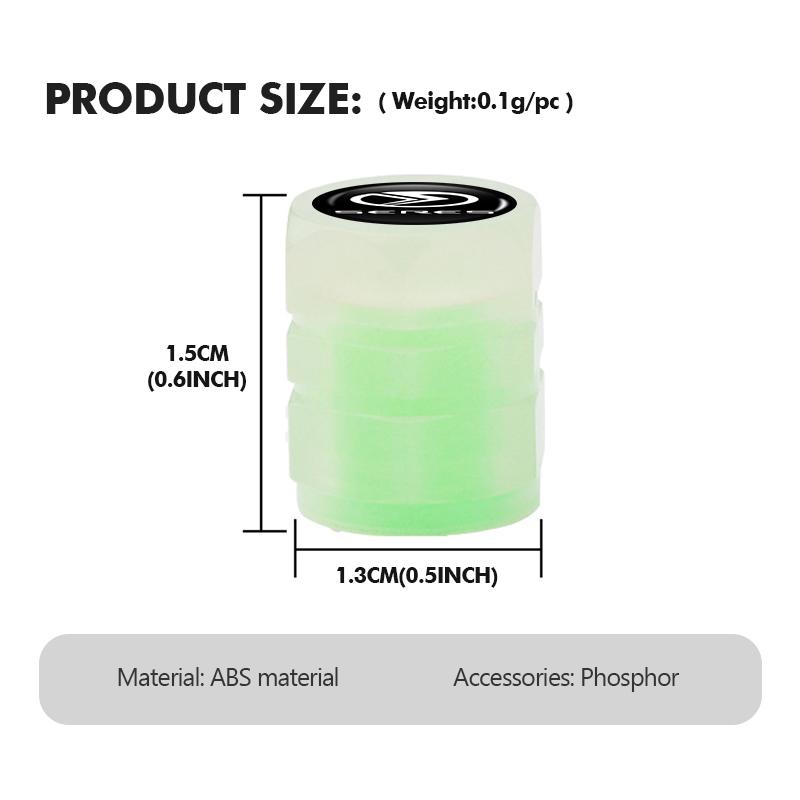 4/6/10pcs Car Tire Fluorescent Dustproof Wheel Valve Stem Caps For Seres M5 M7 i-JET i-Space 2022 2023 Glory 500