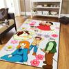 Happy Country Life Carpet Rug For Living Room Bedroom Home Sofa Decoration Kids Play Nonslip Floor Mat