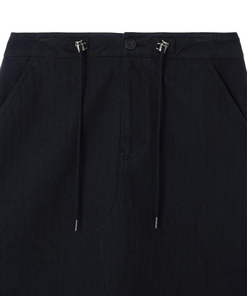 LEE String Midi Skirt Black