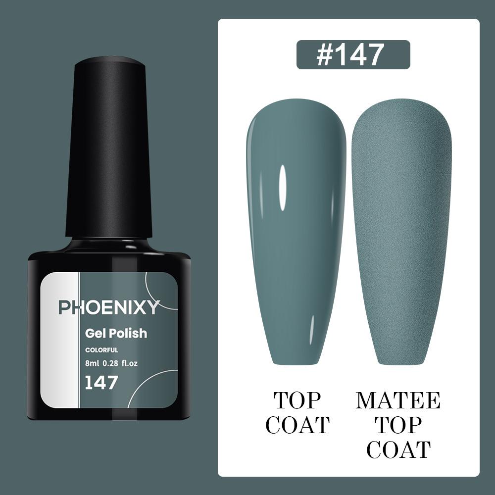 PHOENIXY 60 Colors UV Gel Nail Polish 8ML Gel Nail Polish Soak Off Glitter Gel Polish Gel Nail Varnish Nail Polish Gifts Set for Women Salon