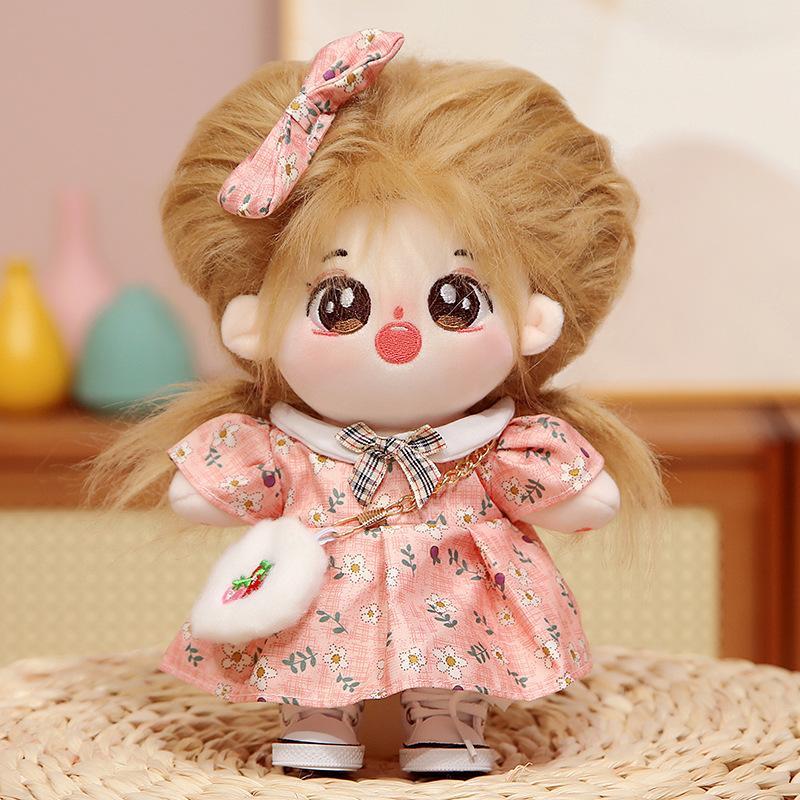 20cm Cotton Doll Clothes Skirt Plush Doll Girls Can Change Clothes Dolls To Give Gifts To Girls Best Friends