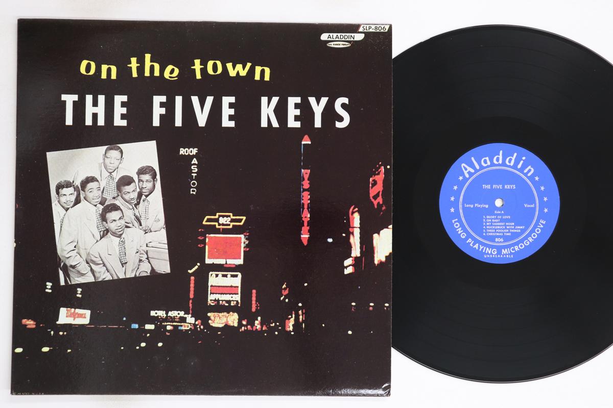 

LP Record FIVE KEYS - On The Town SLP806 ALADDIN US Soul/Funk Used