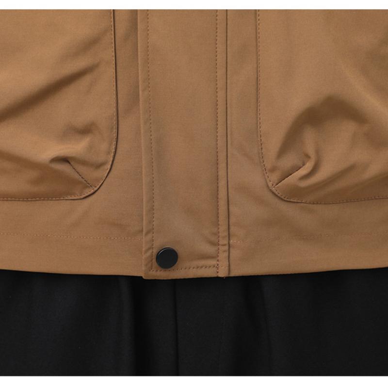 Simple Versatile Stand Collar Men's Jacket Korean Style Trendy Men's Clothing New Spring Autumn Fashion Brand Jacket Stylish