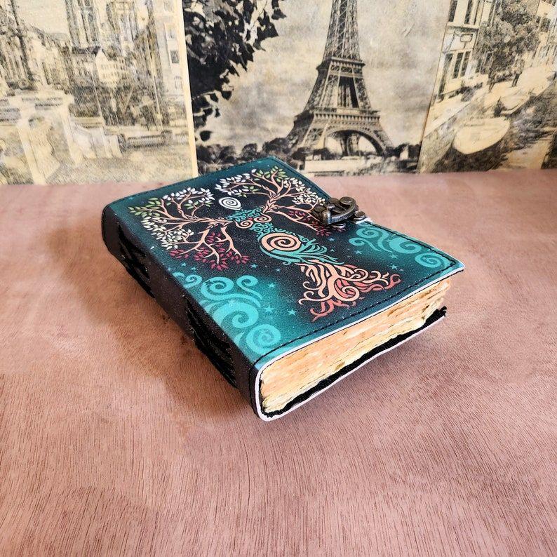 Mother of Earth Leather Journal, Notebook, Leather Sketchbook, Wedding gift, Dream Journal, Travel Dairy, Leather Dairy.