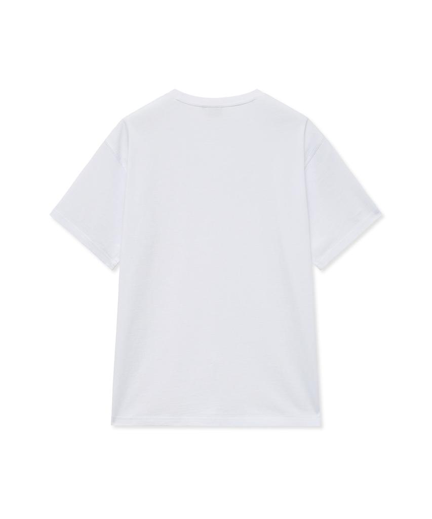 YALE [2Pack] Regular Fit Snell Logo Short Sleeve T-Shirt_White/Warm Gray