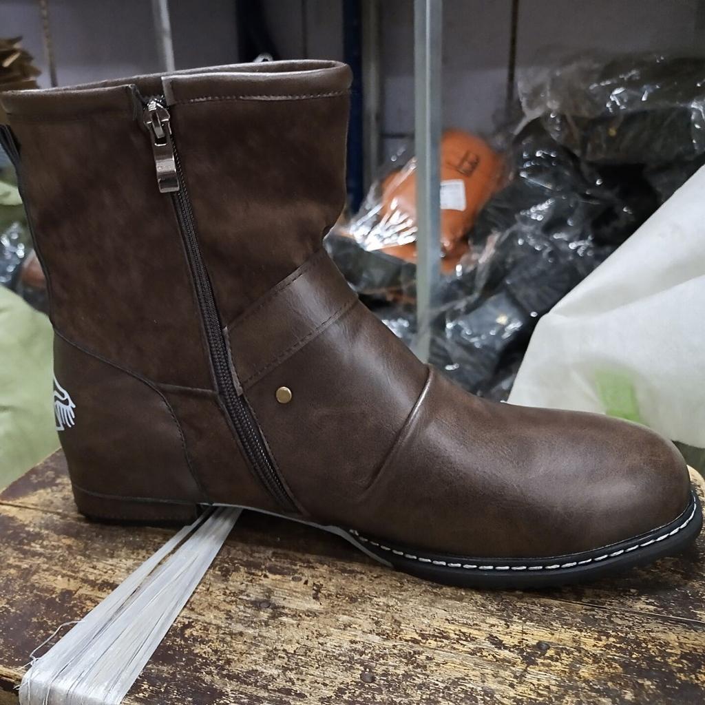 Moda Hombre Otoño E Invierno Botas planas de cuero Retro Cowboy Botas  cortas comprar a buen precio — entrega gratuita, reseñas reales con fotos —  Joom