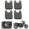 Motorradzubehör Ersatz Vorder- Hinterradbremsbeläge Universal Scheibenbremsbeläge für Roller 45x36mm