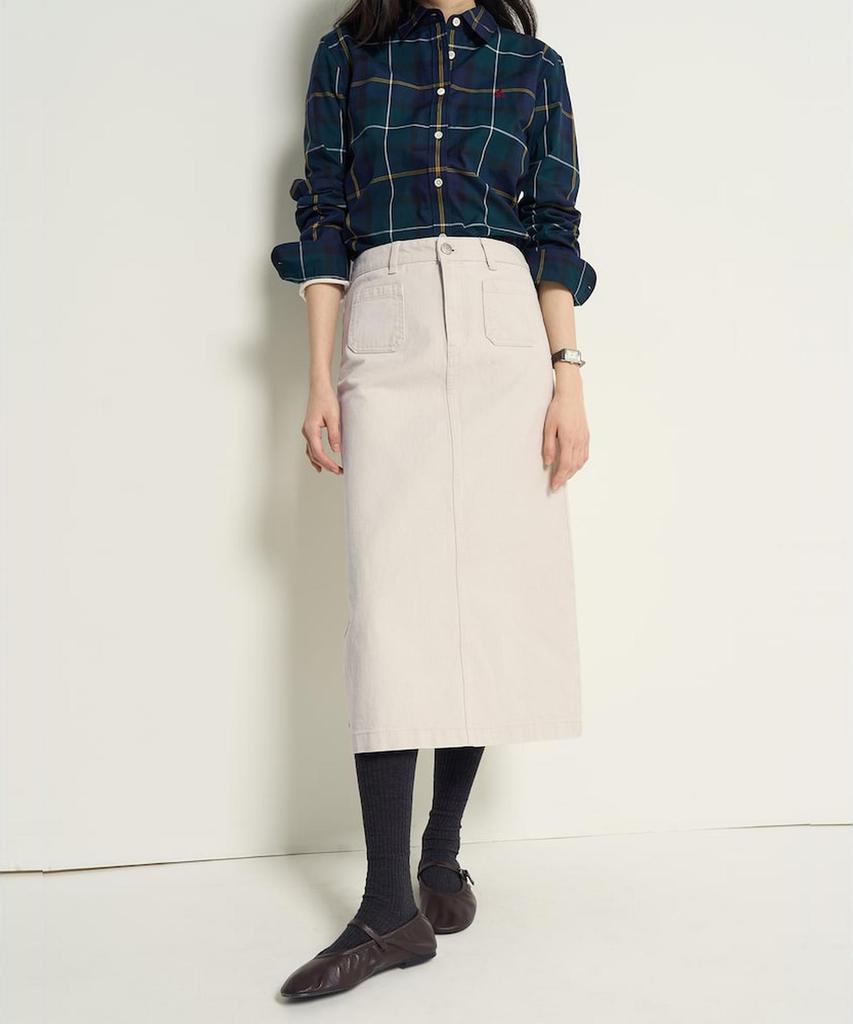 Binpolleidiseu Denim Long Skirt Ivory (Bf6227C710)
