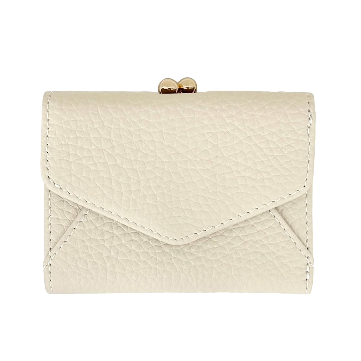 

Гаманець Компактний Міні-гаманець Натуральна шкіра Застібка Маленький Складний Гаманець Гаманець-трифолд Гаманець для монет Легкий Картхолдер Велика місткість Жіночий (Слонової кістки) слонова кістка