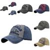Nys Vintage Washed Baseball Cap Embroidered Sun Hat Adjustable Size Hip Hop Hat