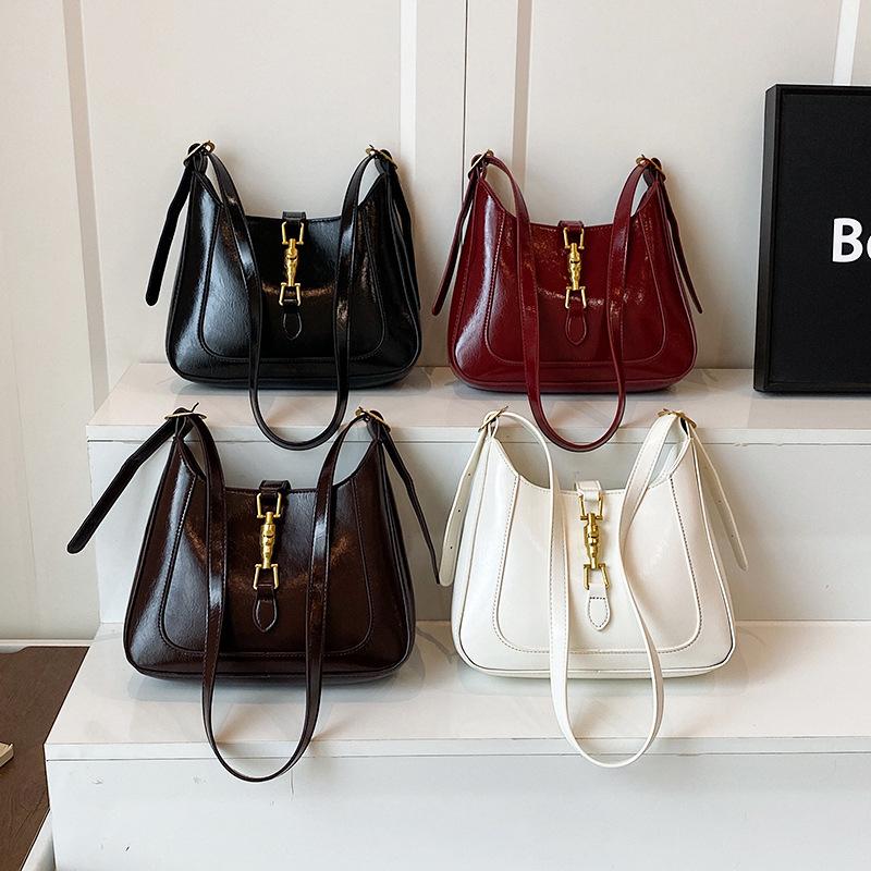 Premium Underarm Bag Niche Fashion Shoulder Messenger Bag Large Capacity Simple Bucket Bag Trendy Casual Women's Bag