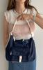 210NOUVE Nylon Shoulder Navy Out-Pocket Bag, [55K210G348-01]