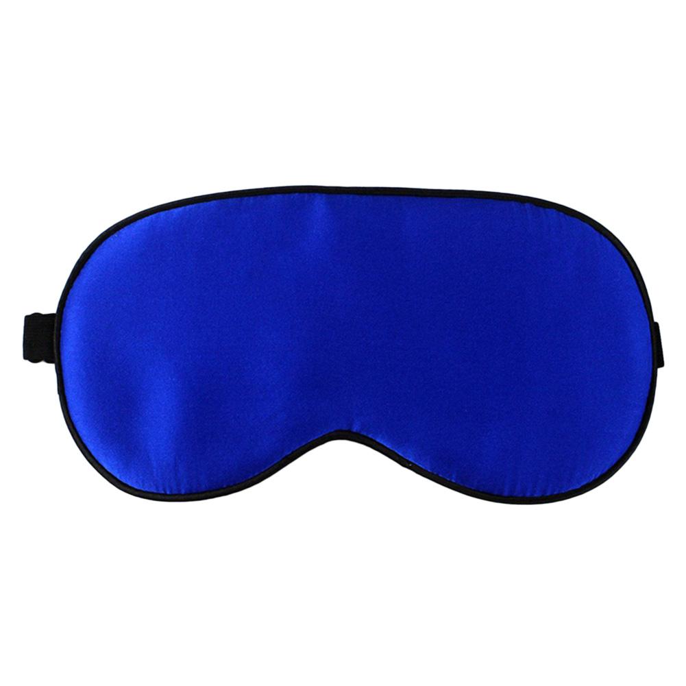 Natural Silk Sleeping Eye-Shade Elastic Blindfold Comfortable Eye Cover for Travel Nap Shift Work