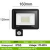 AC220V PIR Motion Sensor LED Flood Light IP66 Waterproof 200W 150W 100W 50W 30W LED Hanging Exterior Outdoor Wall Lamp Spotlight