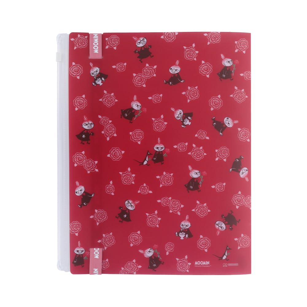 Stationery Moomin Clear File with 25 Little S2173352 Sun-Star Band, Spring/Summer My,