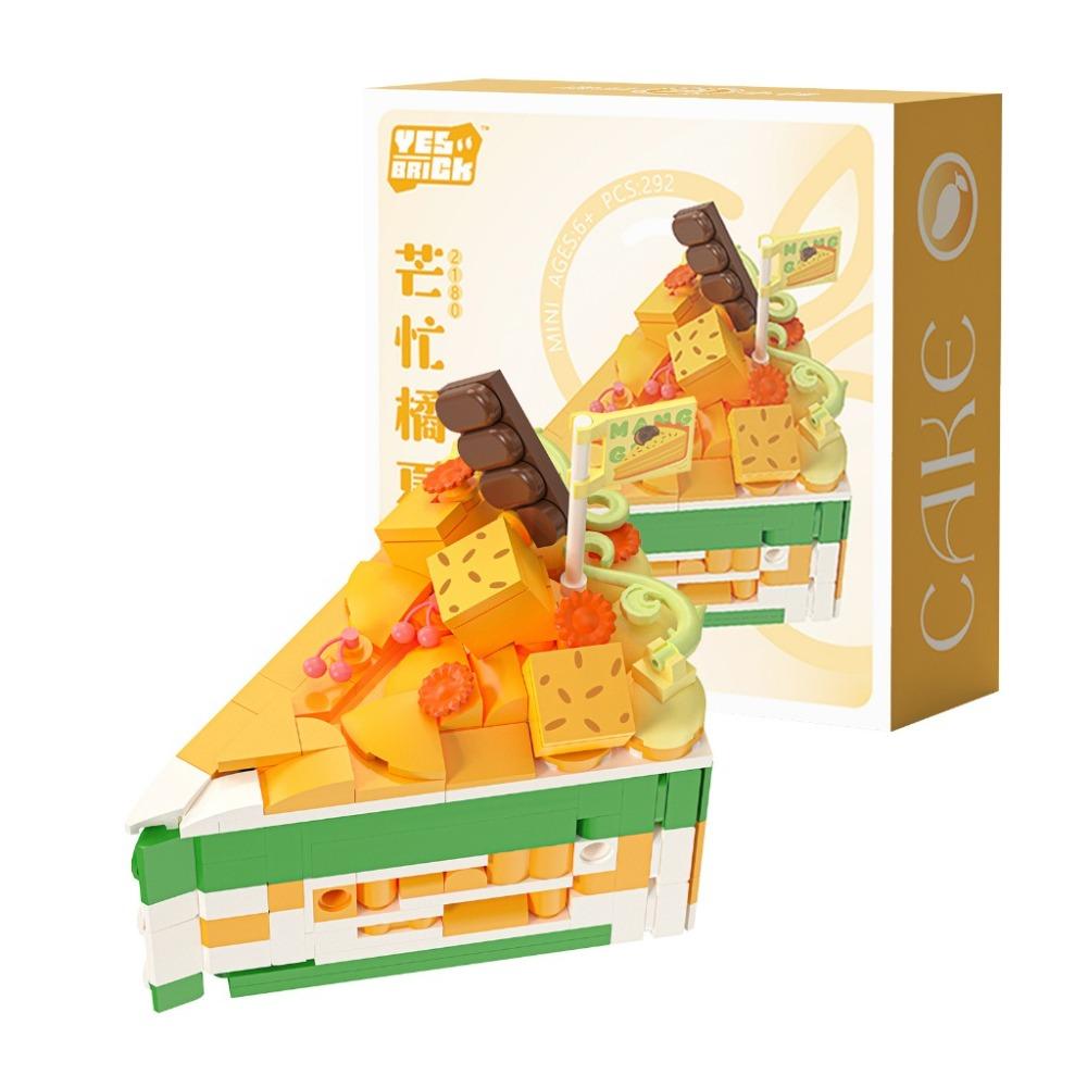 Handmade Dessert Building Blocks Birthday Cake Assembly Model Funny Block Toys