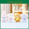 Panda Bear Brown Cat Elephant Rabbit Plush Keychain Toys Cartoon Doll Gifts