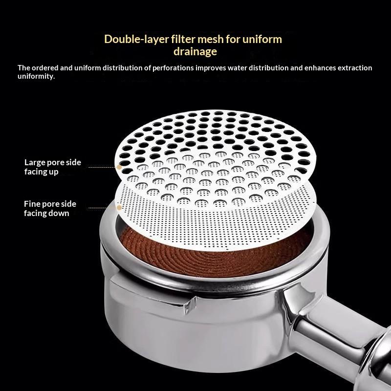 Upgrade Your Breville with Espresso Coffee Puck Screen 0.2mm Reusable Filter Holder