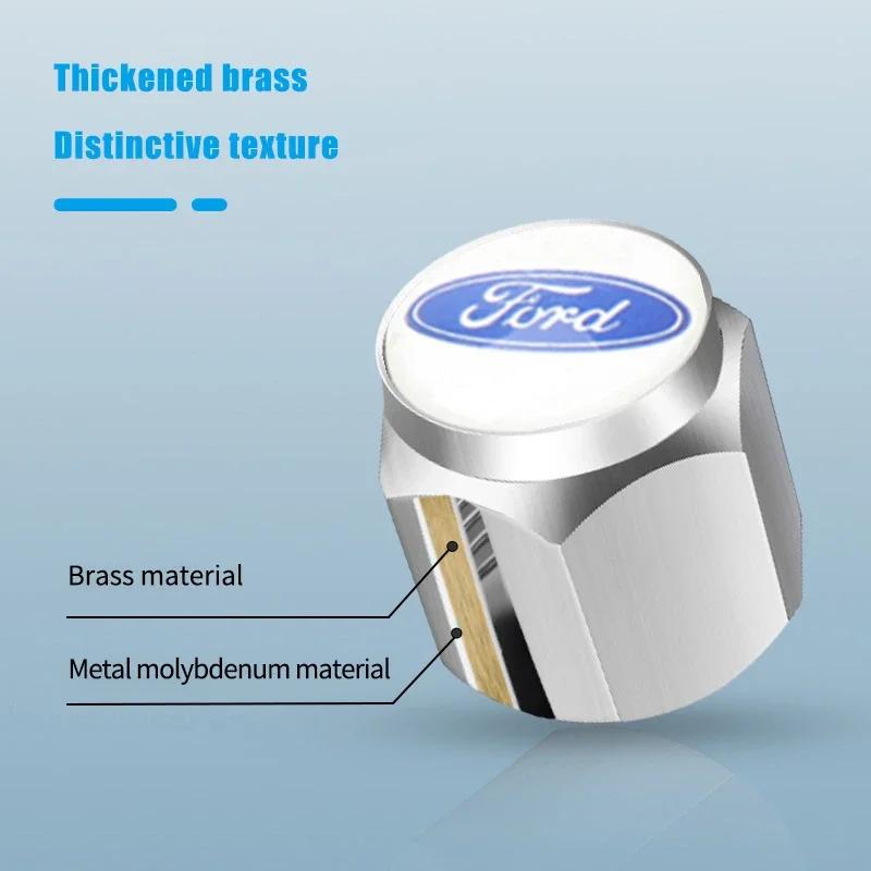 Adesivo de Carro Quente Para Tampa de Válvula de Pneu de Carro Ford com Chave para Ford Explorer Ecosport Galaxy Mustang Mk3 Transit Fiesta Mond