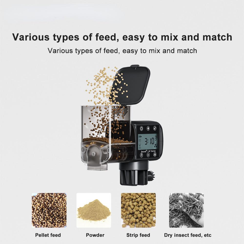 500ML Akwarium Karmnik do Ryb Inteligentny Automatyczny Karmnik Cyfrowe Odmierzanie Czasu Wi-Fi Bezprzewodowy Pilot Zdalnego Sterowania Karmienie Ryb